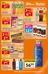 Gazetka promocyjna Auchan - 30 Lat Supermarket - Gazetka - ważna od 01.07 do 01.07.2026 - strona 7 - produkty: Prince Polo, Wafelek, Coca-Cola, Czekolada, Tymbark, Ziaja, Fanta, Danio, Mydło, Sprite, Napój, Lindt, Nimm2, Fa