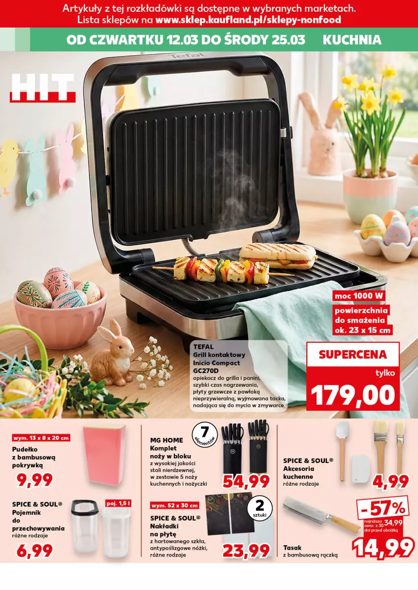 Gazetka promocyjna Kaufland - Kaufland - ważna 12.03 do 25.03.2026 - strona 10 - produkty: Grill, Kuchnia, Noż, Nożyczki, Pojemnik, Pudełko, Sok