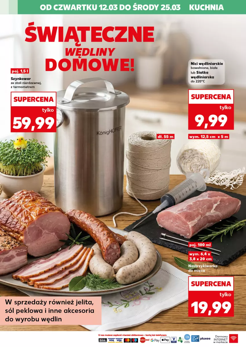 Gazetka promocyjna Kaufland - Kaufland - ważna 12.03 do 25.03.2026 - strona 2 - produkty: Kuchnia, Siatka, Sól, Tera, Termometr