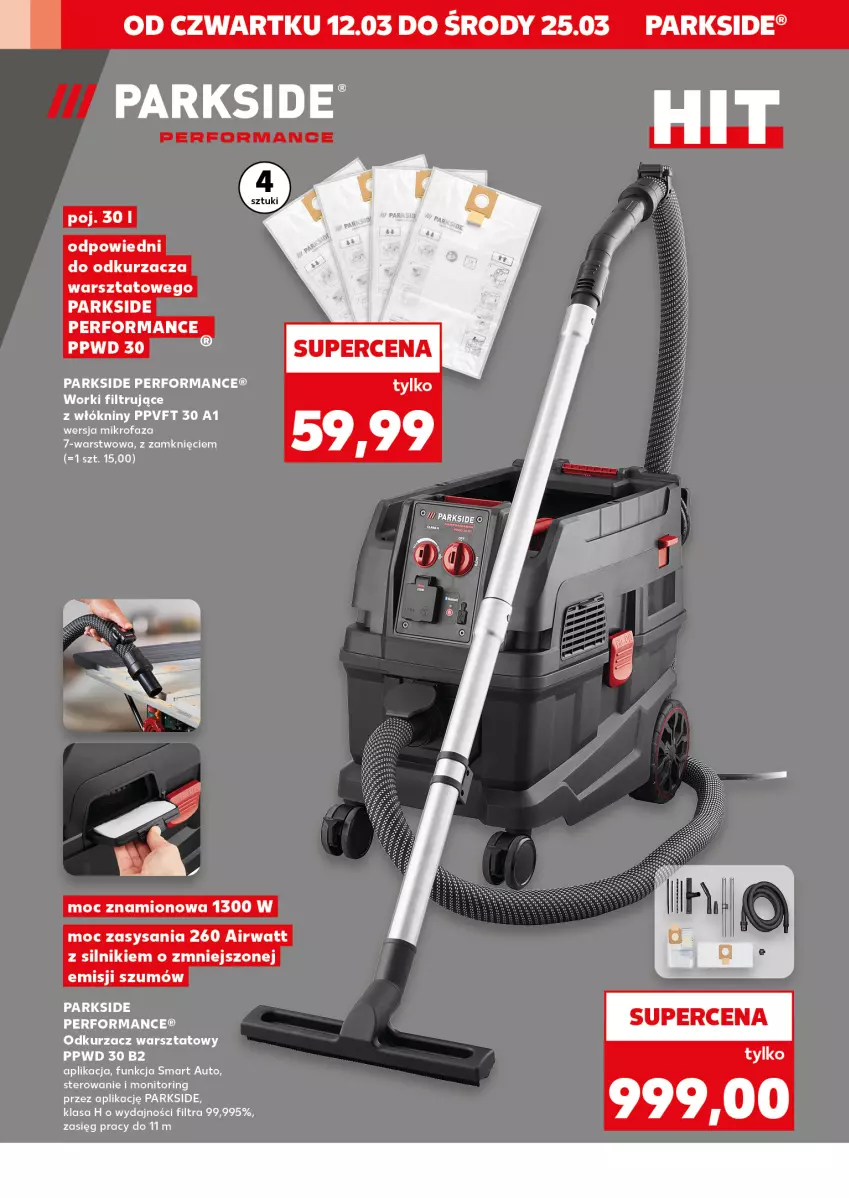 Gazetka promocyjna Kaufland - Kaufland - ważna 12.03 do 25.03.2026 - strona 4 - produkty: Monitor, Odkurzacz, Odkurzacz warsztatowy, Parkside