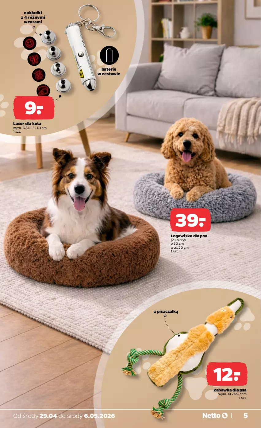 Gazetka promocyjna Netto - Od Środy - ważna 29.04 do 06.05.2026 - strona 5 - produkty: LEGO, Legowisko, Ser, Zabawka