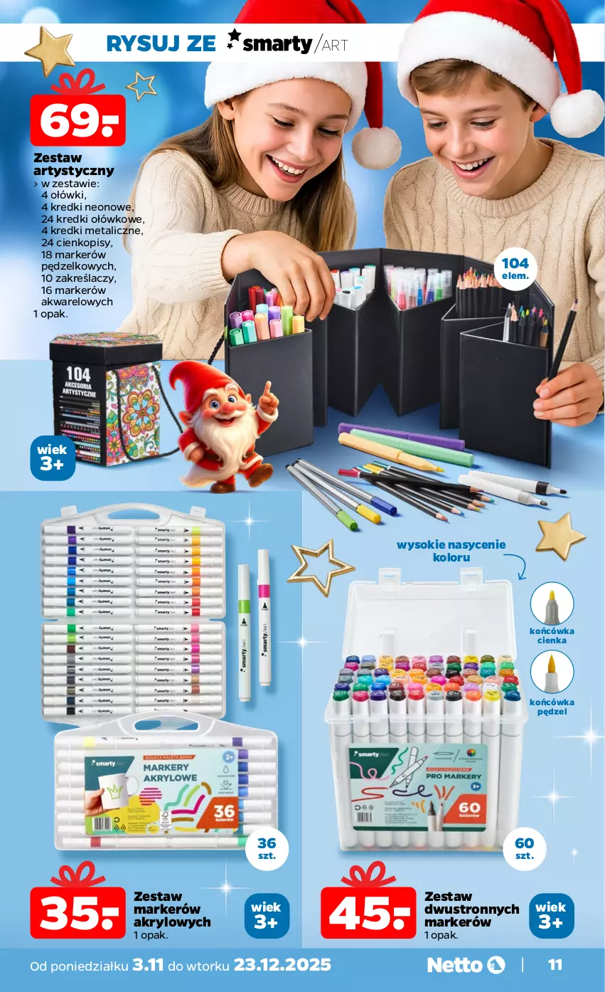 Gazetka promocyjna Netto - Katalog Zabawki 2025 - ważna 03.11 do 23.12.2025 - strona 11 - produkty: Marker, Sok