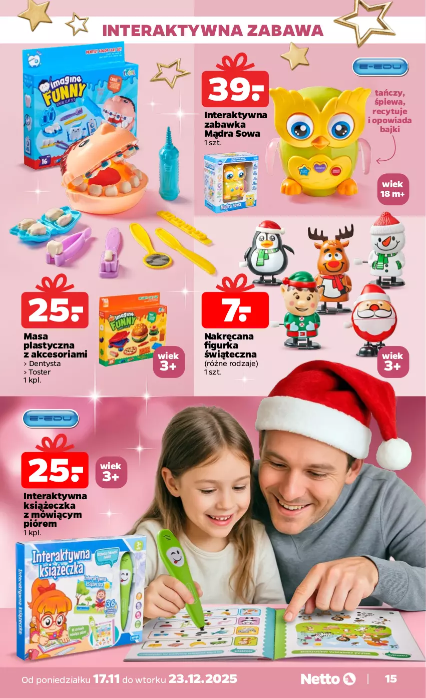 Gazetka promocyjna Netto - Katalog Zabawki 2025 - ważna 03.11 do 23.12.2025 - strona 15 - produkty: Dentysta, Tera, Toster, Zabawka