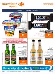 Gazetka promocyjna Carrefour - Gazetka Express - Gazetka - ważna od 26.07 do 26.07.2021 - strona 1 - produkty: Piwa, Piwo, Piec, Gra, Bell, Jogurt, Wafelek, Kosz, Perła, Bella, Jogobella, Napój