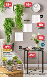 Gazetka promocyjna Netto - Od Czwartku - Gazetka - ważna od 11.03 do 11.03.2026 - strona 4 - produkty: Mop, Stolik, Wazon, Stolik kawowy, Zegar, Sukulent