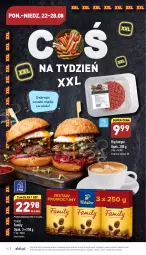Gazetka promocyjna Aldi - Katalog spożywczy - Gazetka - ważna od 28.08 do 28.08.2022 - strona 14 - produkty: Tchibo, Kawa mielona, Kawa, Burger, Tchibo Family, Fa