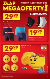 Gazetka promocyjna Biedronka - Okazje Tygodnia - Gazetka - ważna od 29.03 do 29.03.2025 - strona 3 - produkty: Ser, Karp, Pojemnik, LEGO, Bokserki
