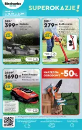 Gazetka promocyjna Biedronka - Okazje Tygodnia - Gazetka - ważna od 29.03 do 29.03.2025 - strona 40 - produkty: Por, Noż, Koc, Gra, Przewód, Kosz, Tran, Robot, Sport, ELEX, Kasza, Kosiarka, Akumulator, Einhell