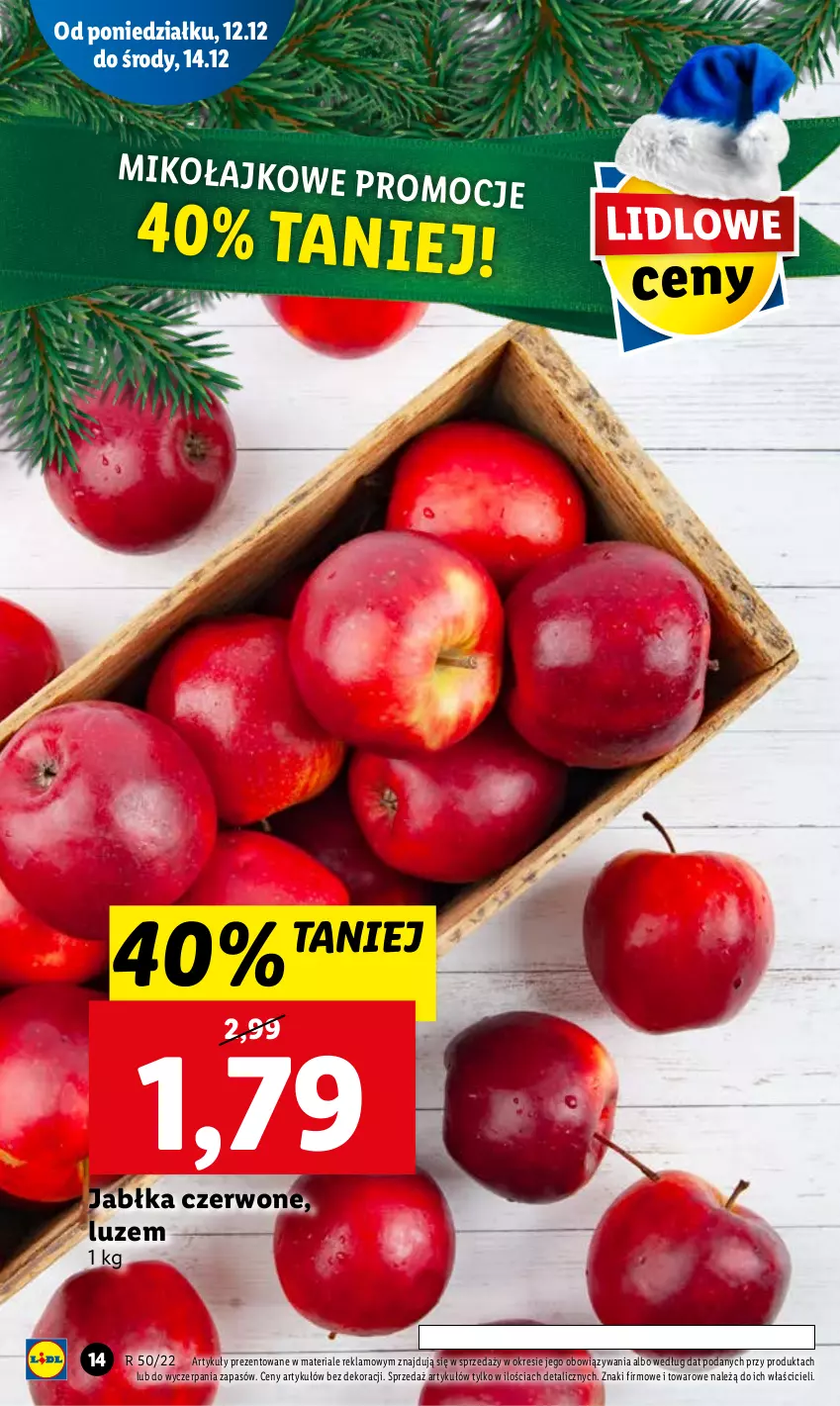 Gazetka promocyjna Lidl - GAZETKA - ważna 12.12 do 14.12.2022 - strona 16 - produkty: Jabłka