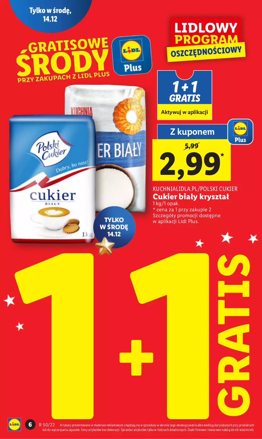 Gazetka promocyjna Lidl - GAZETKA - ważna 12.12 do 14.12.2022 - strona 6 - produkty: Cukier, Gra, Kuchnia