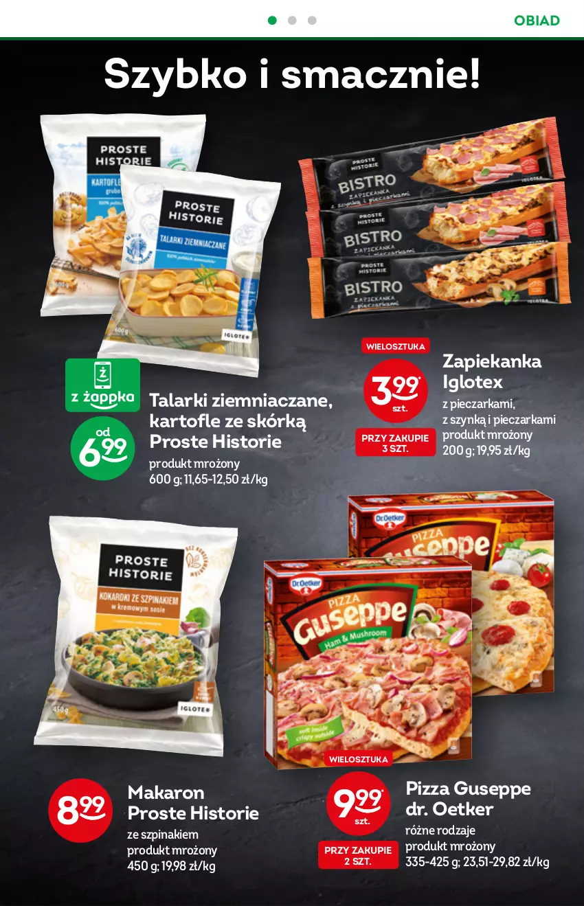 Gazetka promocyjna Żabka - ważna 05.10 do 11.10.2022 - strona 36 - produkty: Dr. Oetker, Makaron, Piec, Pieczarka, Pizza, Szpinak, Zapiekanka