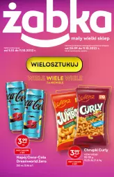 Gazetka promocyjna Żabka - Gazetka - ważna od 11.10 do 11.10.2022 - strona 1 - produkty: Coca-Cola, Chrupki, Napój