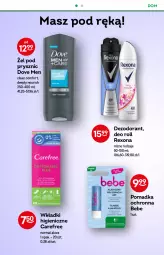 Gazetka promocyjna Żabka - Gazetka - ważna od 11.10 do 11.10.2022 - strona 48 - produkty: Rexona, Dezodorant, Dove, Carefree, Wkładki