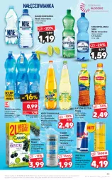 Gazetka promocyjna Kaufland - OFERTA TYGODNIA - Gazetka - ważna od 17.08 do 17.08.2022 - strona 35 - produkty: Nałęczowianka, Lemoniada, Red Bull, Ice tea, Oranżada, Lipton, Napój gazowany, Oshee, Woda mineralna, Napój niegazowany, Staropolanka, Woda, Napój