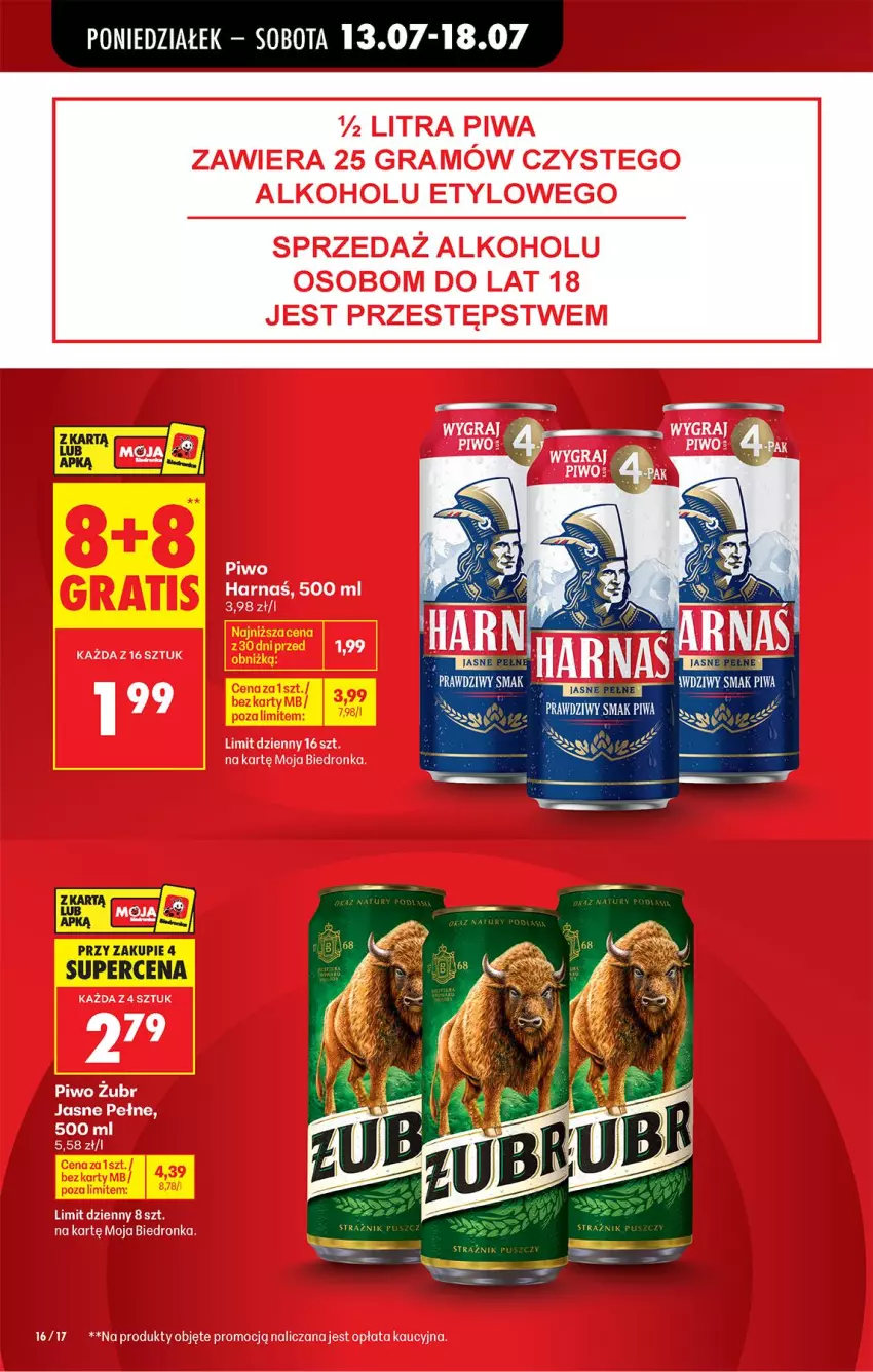 Gazetka promocyjna Biedronka - Od Poniedziałku - ważna 13.07 do 18.07.2026 - strona 16