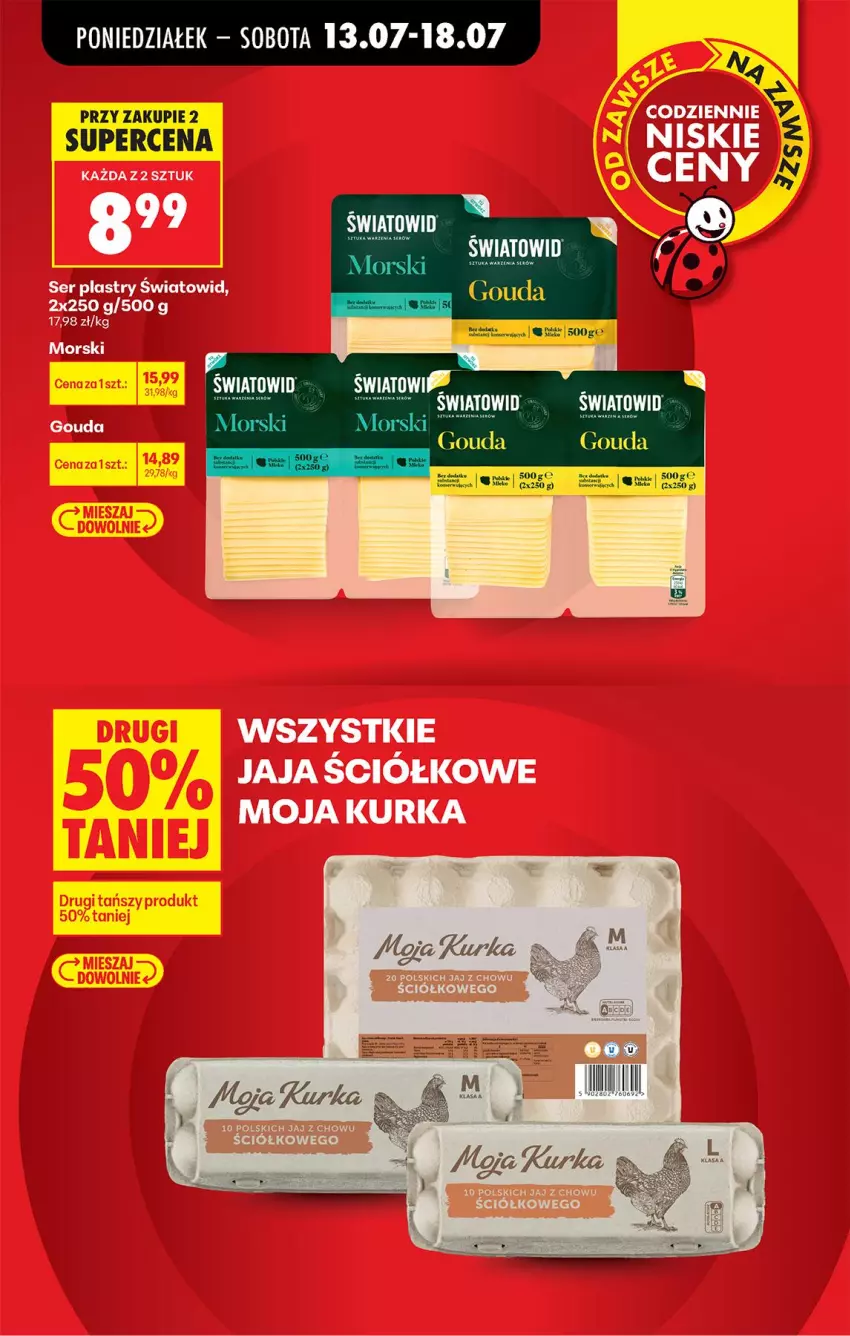 Gazetka promocyjna Biedronka - Od Poniedziałku - ważna 13.07 do 18.07.2026 - strona 5 - produkty: Gouda, Gra, Jaja, Ser