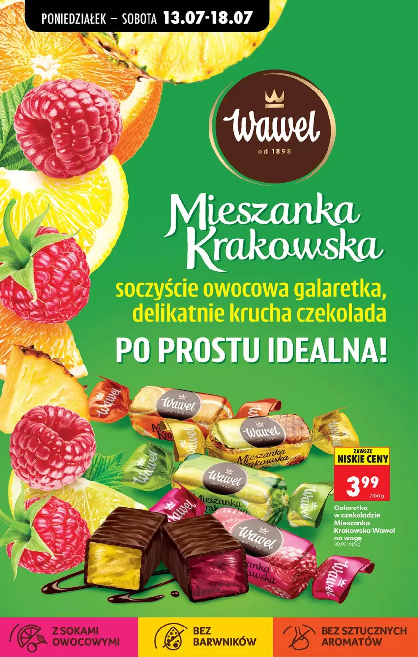 Gazetka promocyjna Biedronka - Od Poniedziałku - ważna 13.07 do 18.07.2026 - strona 62 - produkty: Gala, Galaretka, Wawel