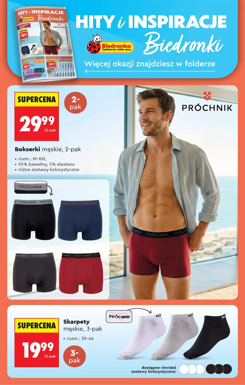 Gazetka promocyjna Biedronka - Od Poniedziałku - ważna 13.07 do 18.07.2026 - strona 86 - produkty: Bokserki, Karp, Ser