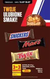 Gazetka promocyjna Biedronka - Od Poniedziałku - Gazetka - ważna od 18.07 do 18.07.2026 - strona 63 - produkty: Por, Gra, Twix, Snickers, Mars, Baton