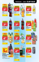 Gazetka promocyjna Biedronka - Od Poniedziałku - Gazetka - ważna od 18.07 do 18.07.2026 - strona 71 - produkty: Mus, Gin, 7up, Napój energetyczny, Mirinda, Napoje, Pepsi, Tiger, Schweppes, Napój gazowany, Syrop, Fanta, Sprite, Napój, Full Throttle, LG, Fa