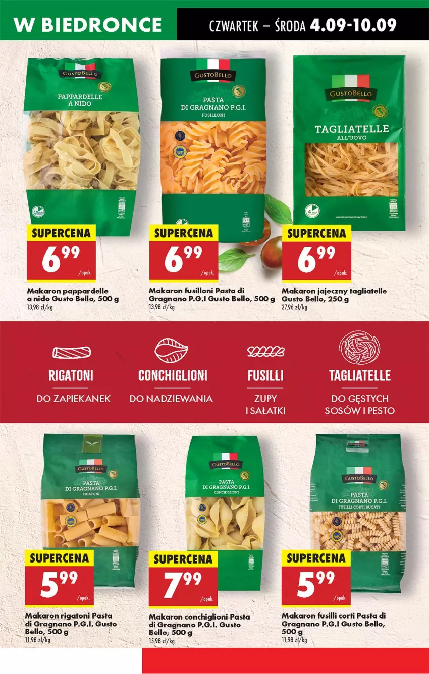 Gazetka promocyjna Biedronka - Od Czwartku - ważna 04.09 do 10.09.2025 - strona 39 - produkty: Bell, Dell, Fa, Gra, LG, Lion, Makaron, Tagliatelle