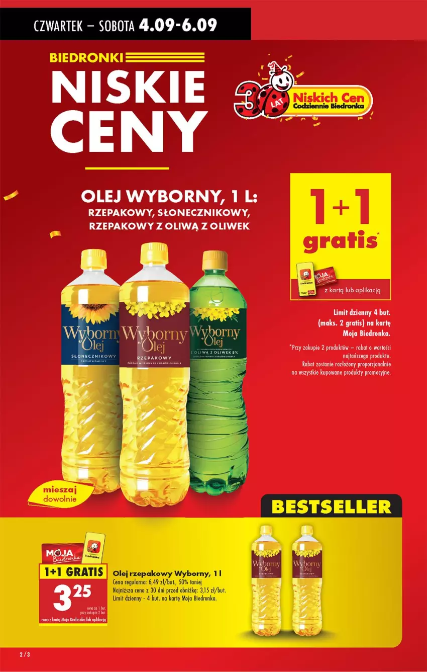 Gazetka promocyjna Biedronka - Od Czwartku - ważna 04.09 do 10.09.2025 - strona 4 - produkty: Fa, Gra, Olej, Olej rzepakowy, Por