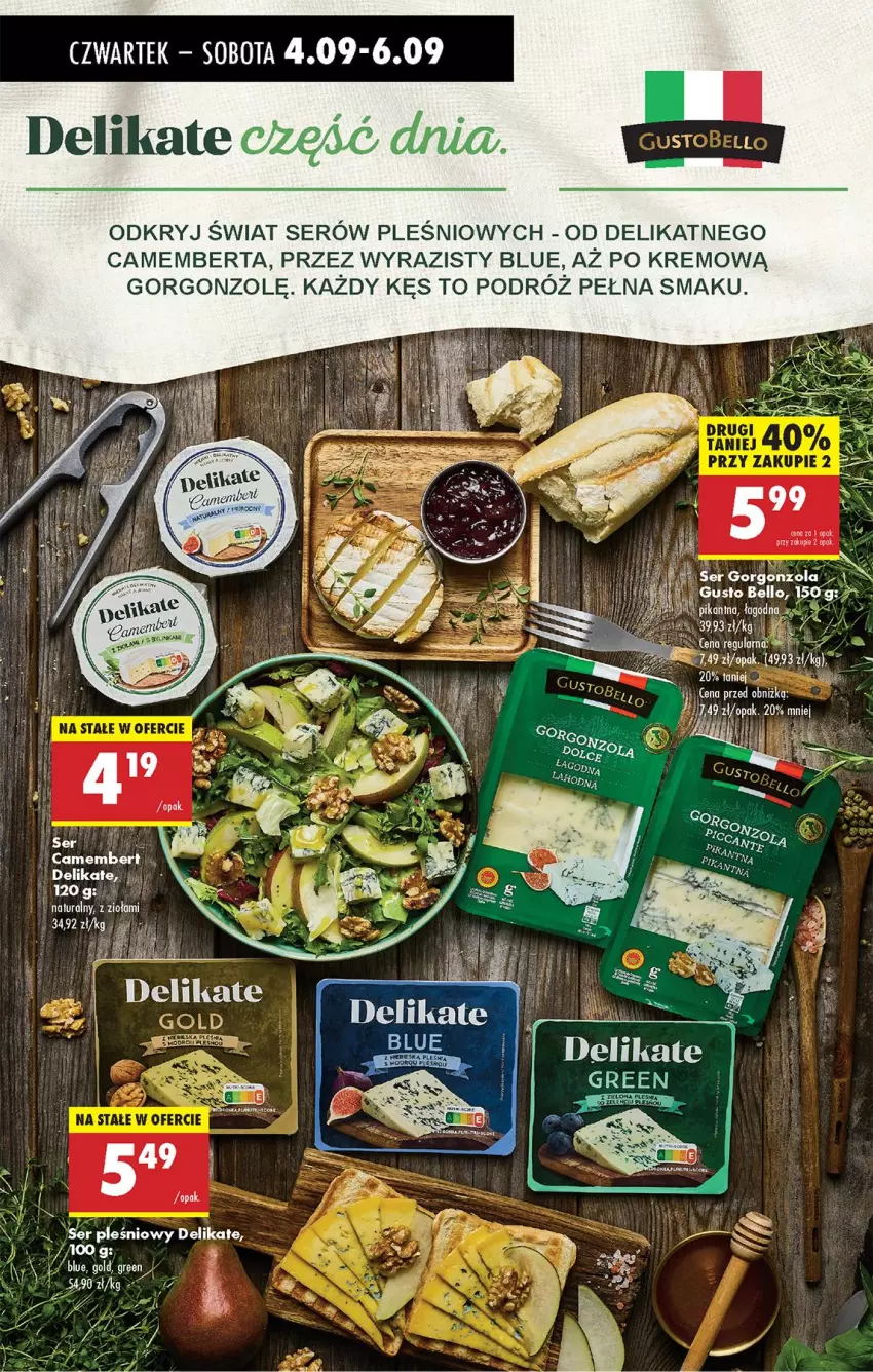 Gazetka promocyjna Biedronka - Od Czwartku - ważna 04.09 do 10.09.2025 - strona 47 - produkty: Bell, Camembert, Fa, Gorgonzola, Ser