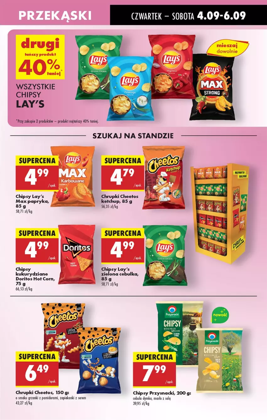 Gazetka promocyjna Biedronka - Od Czwartku - ważna 04.09 do 10.09.2025 - strona 59 - produkty: Cebula, Cheetos, Chipsy, Chrupki, Ketchup, Masło, Papryka, Przysnacki, Ser