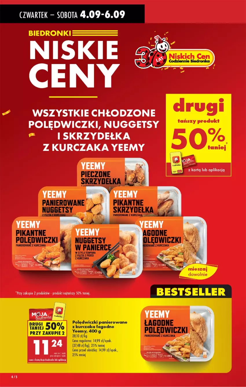 Gazetka promocyjna Biedronka - Od Czwartku - ważna 04.09 do 10.09.2025 - strona 6 - produkty: Kurczak, Piec, Pur, Skrzydełka z kurczaka