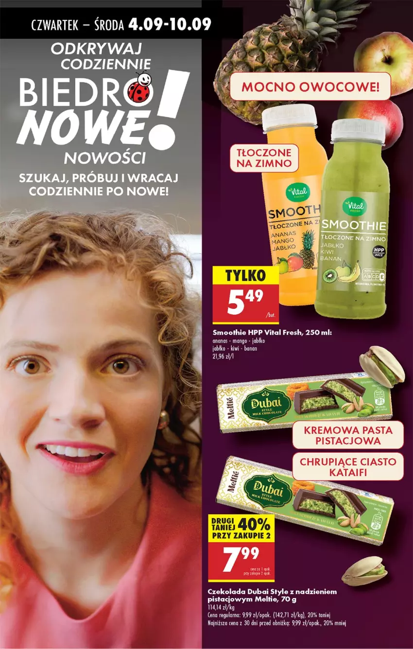 Gazetka promocyjna Biedronka - Od Czwartku - ważna 04.09 do 10.09.2025 - strona 64 - produkty: Czekolada, HP, Sok