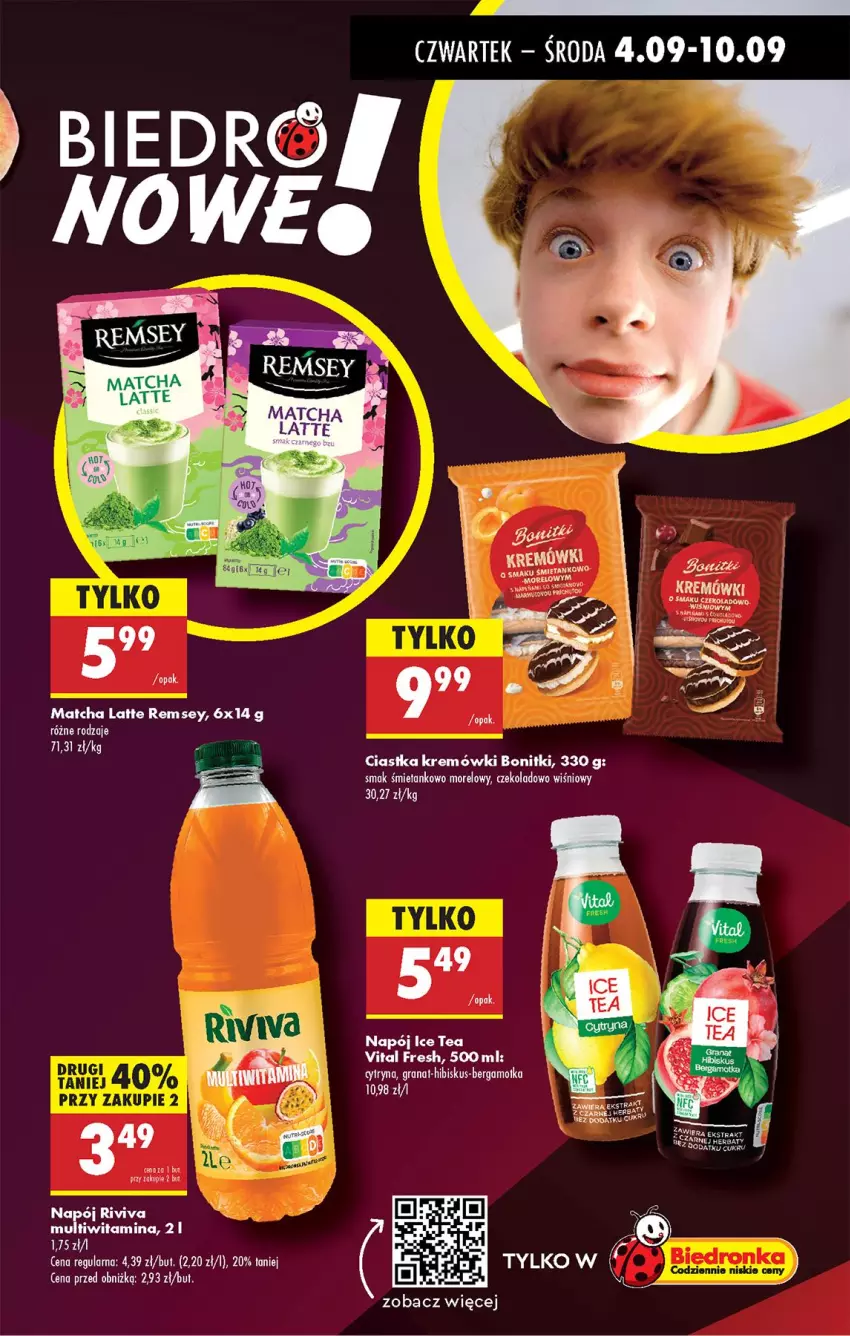Gazetka promocyjna Biedronka - Od Czwartku - ważna 04.09 do 10.09.2025 - strona 65 - produkty: Bonitki, Ciastka, Ice tea, Napój