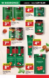 Gazetka promocyjna Biedronka - Od Czwartku - Gazetka - ważna od 10.09 do 10.09.2025 - strona 41 - produkty: Sos, Gin, Sos do pizzy, Bell, Sos pomidorowy, Ricotta, Salsa, Pesto, Pizza, Tonik, Pomidory, LG