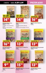 Gazetka promocyjna Biedronka - Od Czwartku - Gazetka - ważna od 10.09 do 10.09.2025 - strona 58 - produkty: Pistacje, Migdały, Mieszanka nerkowiec, Pestki dyni, Mieszanka bakaliowa, Fa