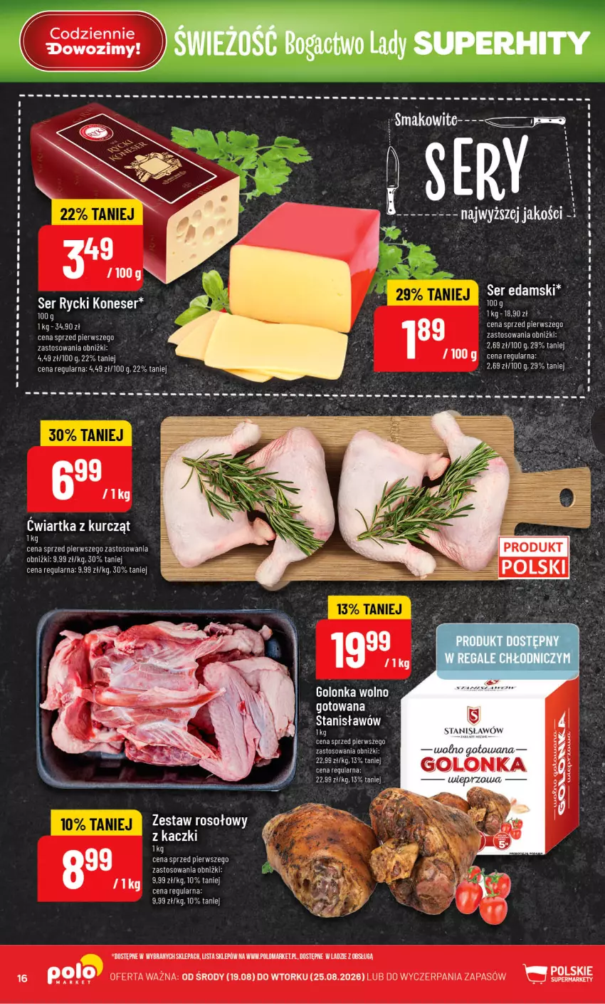 Gazetka promocyjna PoloMarket - Gazetka POLOmarket - ważna 19.08 do 25.08.2026 - strona 16 - produkty: Edam, Fa, Ser