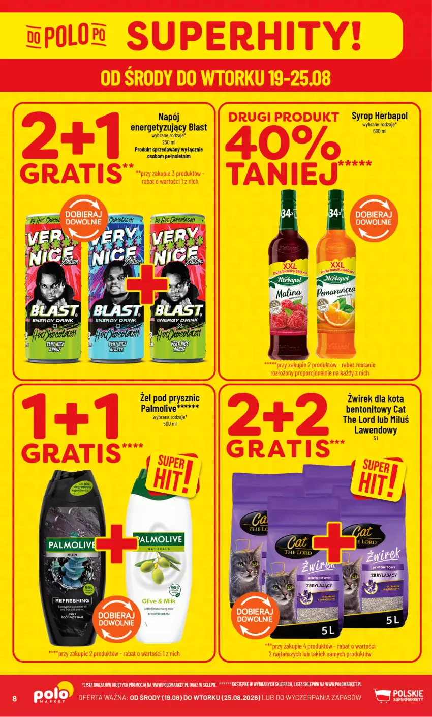 Gazetka promocyjna PoloMarket - Gazetka POLOmarket - ważna 19.08 do 25.08.2026 - strona 8 - produkty: Herbapol, Napój, Palmolive, Syrop