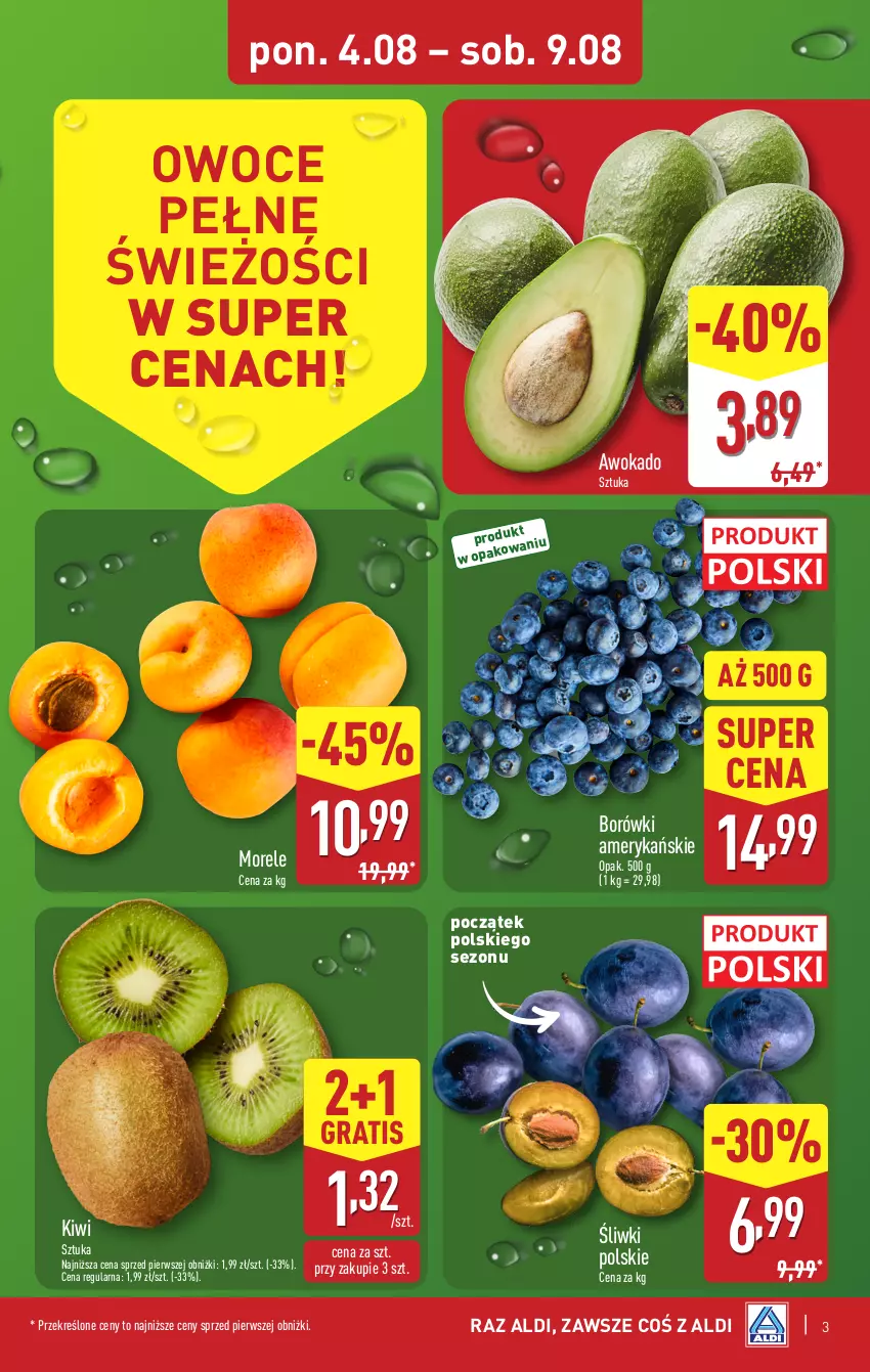 Gazetka promocyjna Aldi - Pełna oferta - ważna 04.08 do 09.08.2025 - strona 3 - produkty: Gra, Kiwi, Owoce