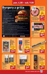 Gazetka promocyjna Aldi - Pełna oferta - Gazetka - ważna od 09.08 do 09.08.2025 - strona 9 - produkty: Majonez, Ketchup, Cebula, Mięso mielone, Cheddar, Top, Sos, Ser, Sól, Rum, Por, Mus, Papier, Hamburger, Mięsne specjały, Kiełbasa podwawelska, Wawel, Sałat, Talerz, Pieprz, Burger, Kotlet, Nuty, Oliwa z oliwek, Grill, Kiełbasa, Bułka, Mięso, Folia aluminiowa, Oliwa