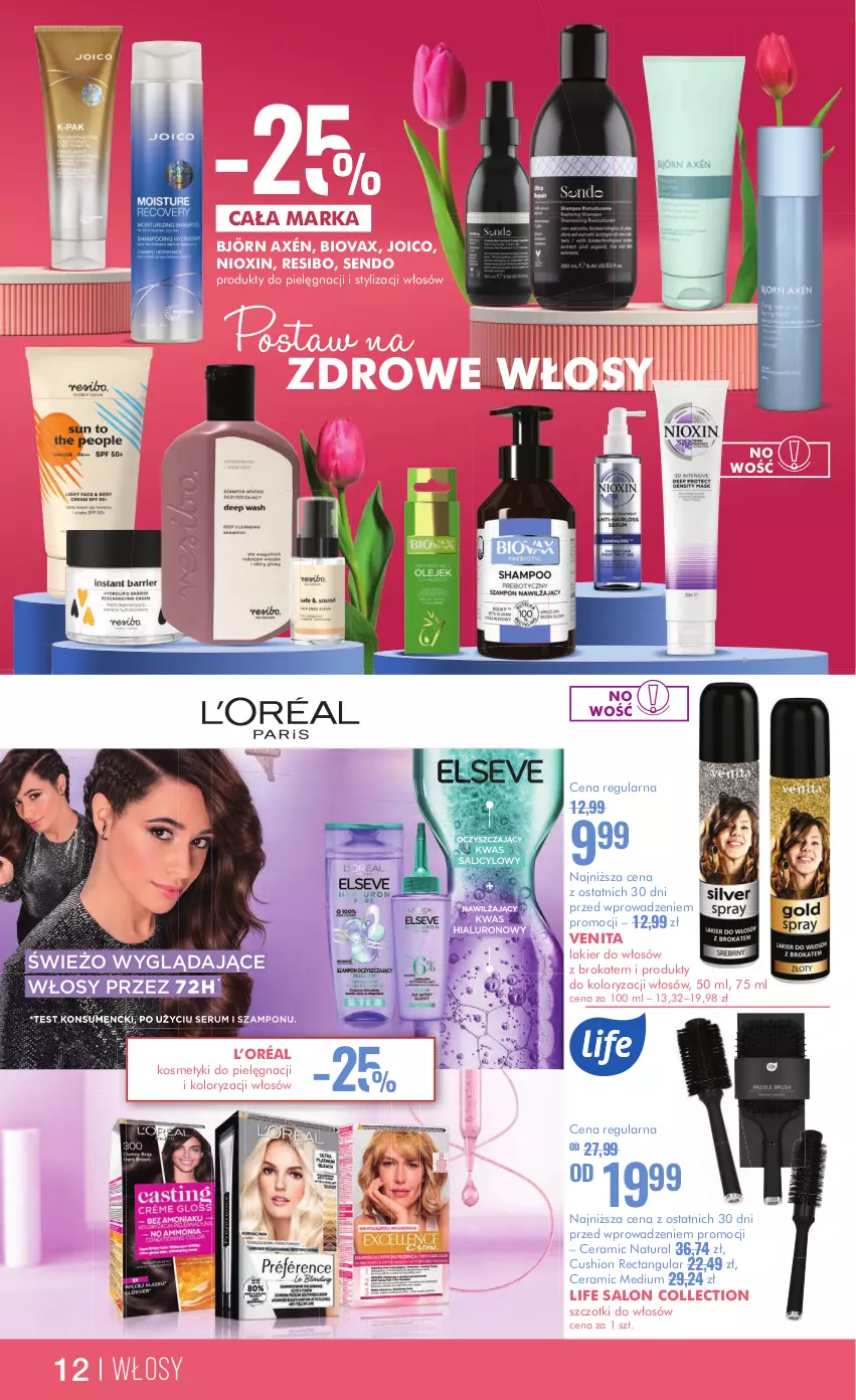 Gazetka promocyjna Super Pharm - ważna 15.05 do 28.05.2024 - strona 12 - produkty: Biovax, Kosmetyki do pielęgnacji, L’Oréal, Lakier, Lakier do włosów