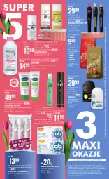 Gazetka promocyjna Super Pharm - Gazetka - ważna od 28.05 do 28.05.2024 - strona 2 - produkty: Pur, Tulipan, Płyn micelarny, Praliny, Lindor, Kosmetyki do pielęgnacji, Taft, Tampony, Cleanic, Tonik, Płatki kosmetyczne, Bourjois, Garnier, Maska, Olej, O.B., Antyperspirant, Lindt, Cetaphil, Lakier