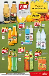 Gazetka promocyjna Topaz - Gazetka - Gazetka - ważna od 13.10 do 13.10.2021 - strona 15 - produkty: Top, Sok, Coca-Cola, Pepsi, Lipton, Cappy, Napój