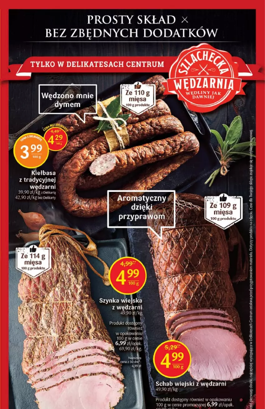 Gazetka promocyjna Delikatesy Centrum - Gazetka DC01 - ważna 03.01 do 11.01.2023 - strona 11 - produkty: Kiełbasa, Rum, Szynka, Tera