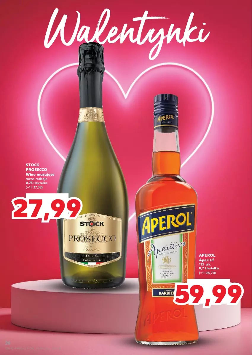 Gazetka promocyjna Kaufland - Barek Kauflandu - ważna 06.02 do 19.02.2025 - strona 20 - produkty: Aperol, Mus, Prosecco, Stock, Wino, Wino musujące