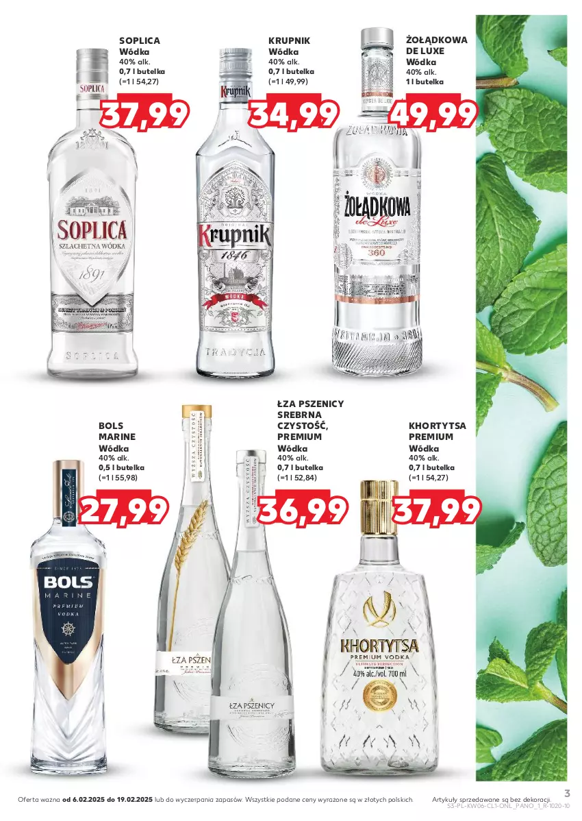 Gazetka promocyjna Kaufland - Barek Kauflandu - ważna 06.02 do 19.02.2025 - strona 3 - produkty: Bols, Krupnik, Soplica, Wódka