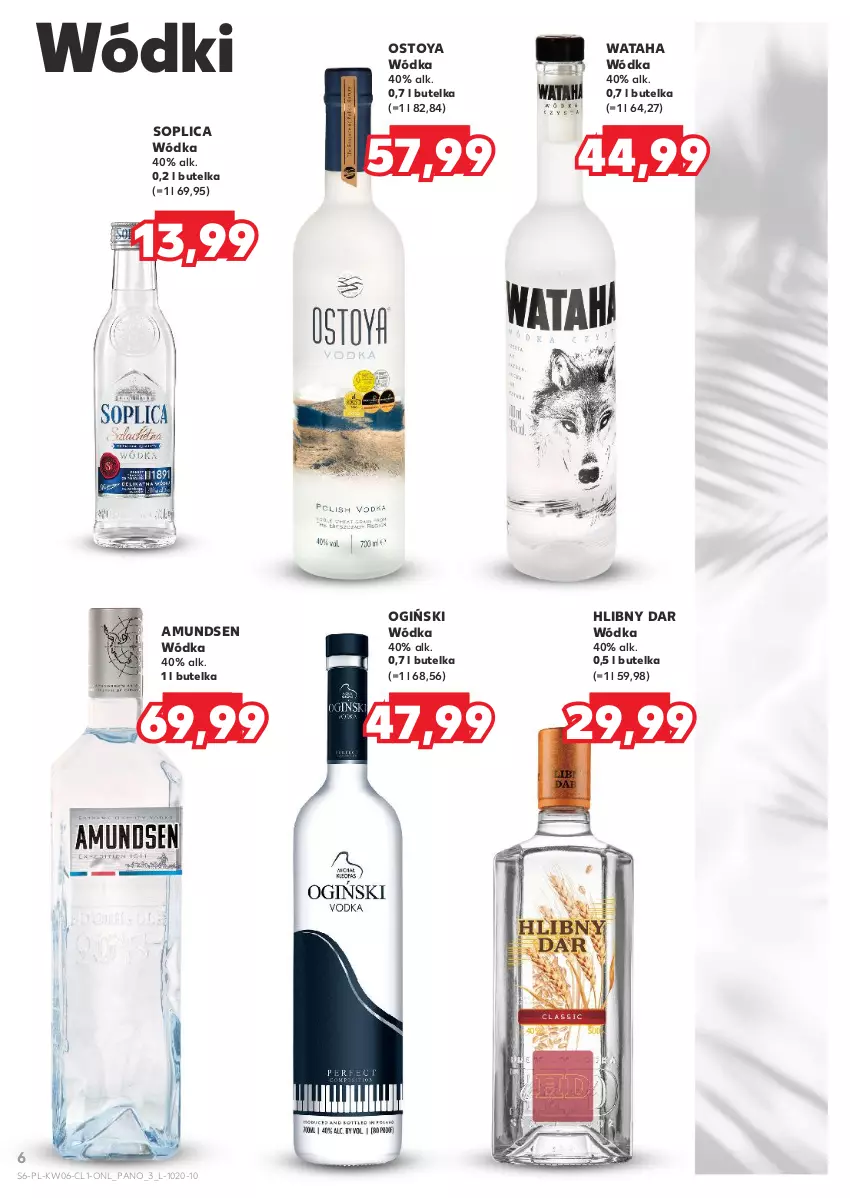 Gazetka promocyjna Kaufland - Barek Kauflandu - ważna 06.02 do 19.02.2025 - strona 6 - produkty: Amundsen, Ogiński, Soplica, Wataha, Wódka