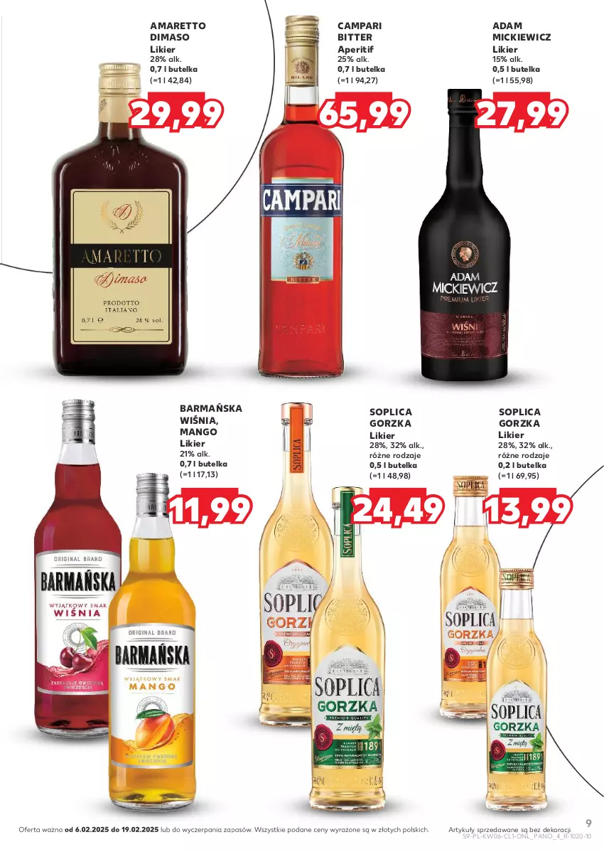 Gazetka promocyjna Kaufland - Barek Kauflandu - ważna 06.02 do 19.02.2025 - strona 9 - produkty: Likier, Mango, Soplica