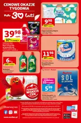 Gazetka promocyjna Auchan - 30 Lat Supermarket Auchan Franczyza - Gazetka - ważna od 14.01 do 14.01.2026 - strona 4 - produkty: Sól, Mus, Gin, Papier, Biohumus, Ręcznik kuchenny, Papier toaletowy, Ręcznik, Foxy, Zmywarki