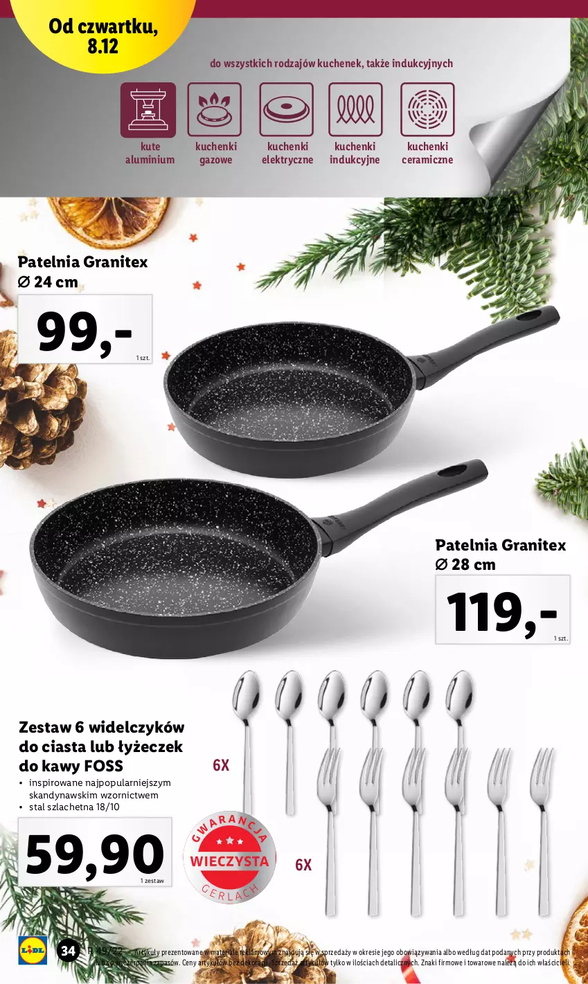 Gazetka promocyjna Lidl - GAZETKA - ważna 05.12 do 11.12.2022 - strona 36 - produkty: Gra, Patelnia