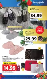 Gazetka promocyjna Lidl - GAZETKA - Gazetka - ważna od 11.12 do 11.12.2022 - strona 21 - produkty: Ser, Kapcie, Bokserki