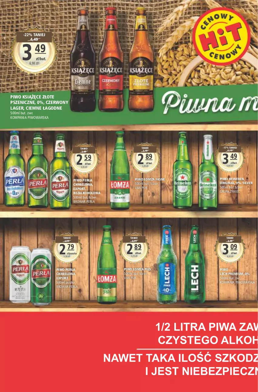 Gazetka promocyjna Arhelan - Gazetka - ważna 20.05 do 29.05.2022 - strona 18 - produkty: Gin, Heineken, Książęce, Lech Premium, Perła, Piwo, Por, Pur