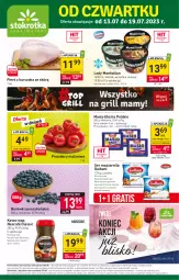 Gazetka promocyjna Stokrotka - Supermarket - Gazetka - ważna od 19.07 do 19.07.2023 - strona 1 - produkty: Mozzarella, Kurczak, Nescafé, Warzywa, Ser, Por, Gra, Kawa, Mlekovita, Lody, Lack, Galbani, Owoce, Masło, Pomidory, Mięso, Nestlé, Mleko